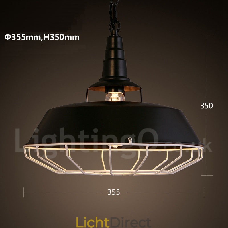 Retro Vintage Metalen 1 Lichts Hanglamp
