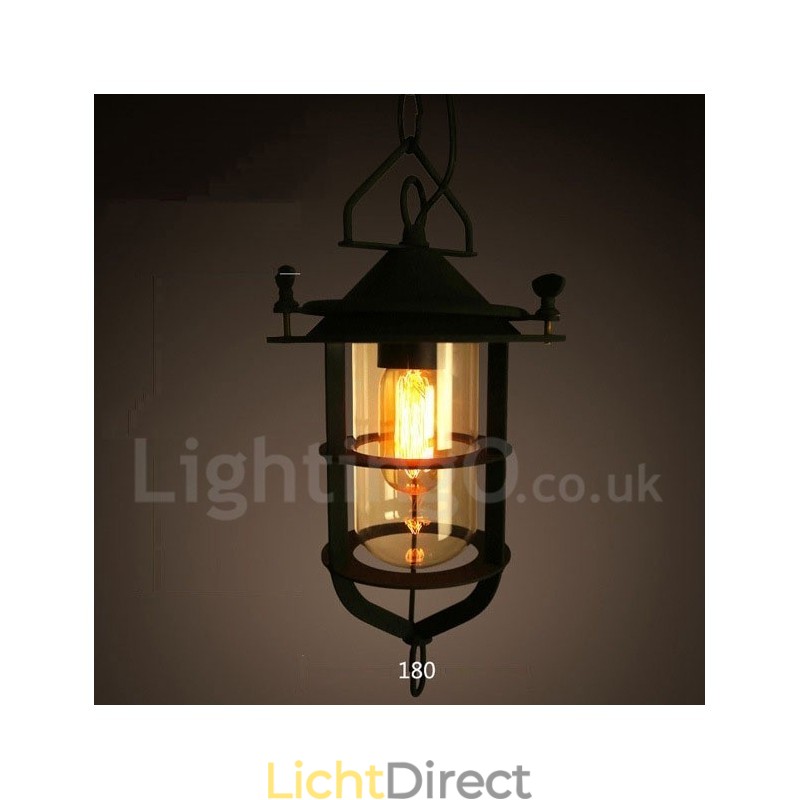 Retro Vintage Metalen 1 Lichts Hanglamp