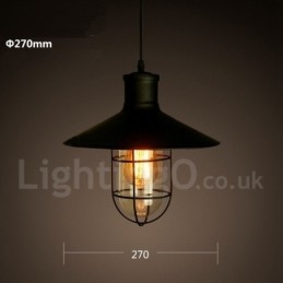 Retro Vintage Metalen 1 Lichts Hanglamp