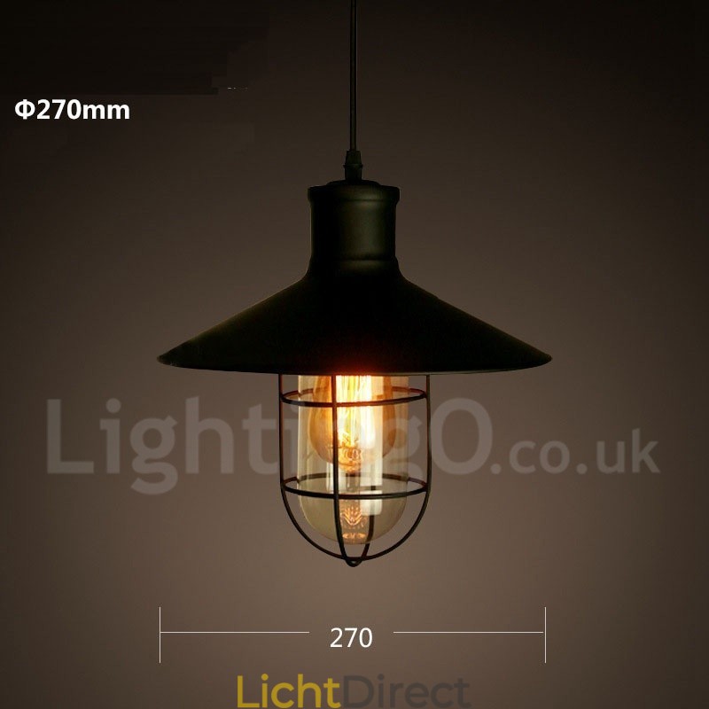 Retro Vintage Metalen 1 Lichts Hanglamp