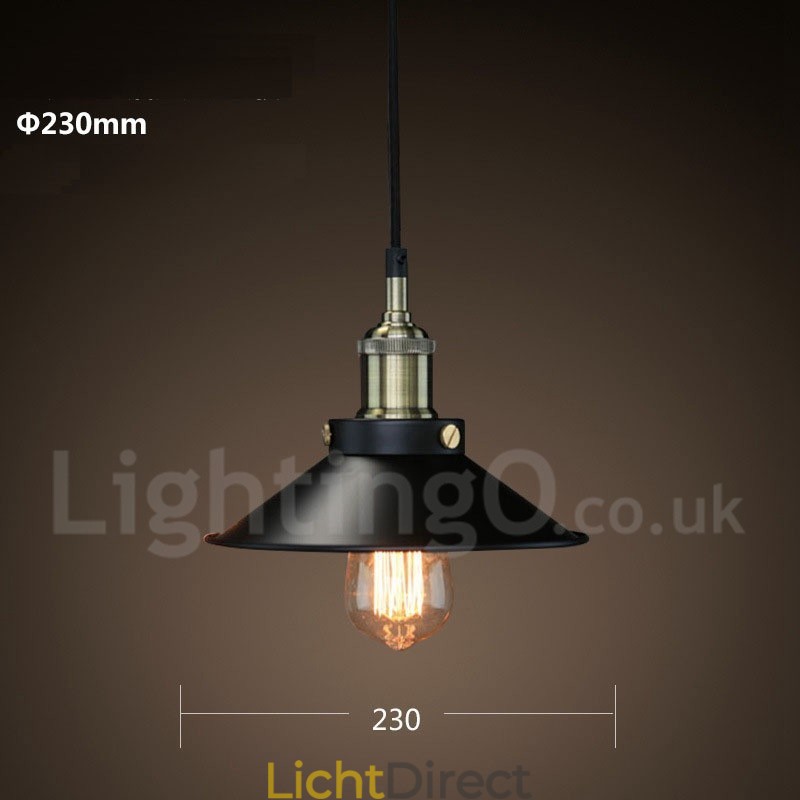 Retro Vintage Metalen 1 Lichts Hanglamp