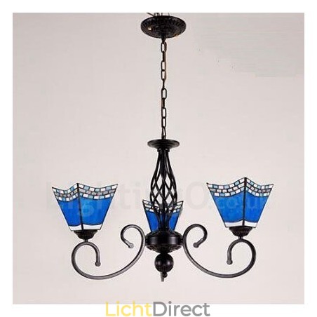3-lichts mediterrane stijl geïntegreerde metalen kroonluchter 3-lichts mediterrane stijl geïntegreerde metalen kroonluchter