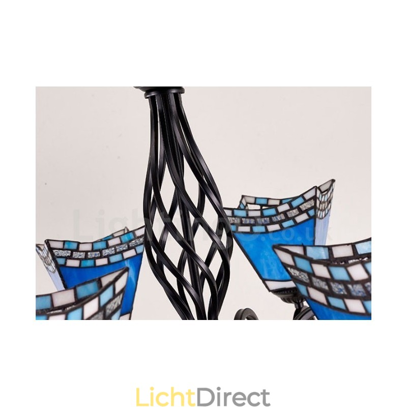 8-lichts mediterrane stijl geïntegreerde metalen kroonluchter