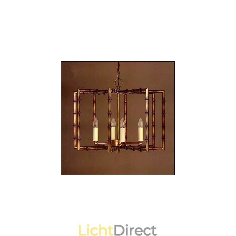 Amerikaanse Landelijke Eenvoudige Antieke Koperen IJzeren Kroonluchter Kroonluchter Creatief