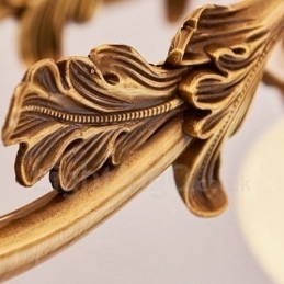6-lichts traditionele klassieke geïntegreerde metalen luxe kroonluchter