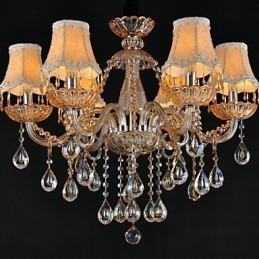 Kroonluchter Kristal Traditioneel Klassiek Glas 6 Licht