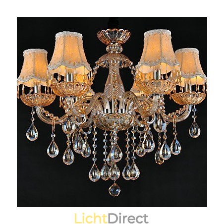 Kroonluchter Kristal Traditioneel Klassiek Glas 6 Licht Kroonluchter Kristal Traditioneel Klassiek Glas 6 Licht