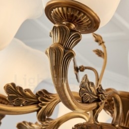 8-lichts traditionele klassieke geïntegreerde metalen luxe kroonluchter