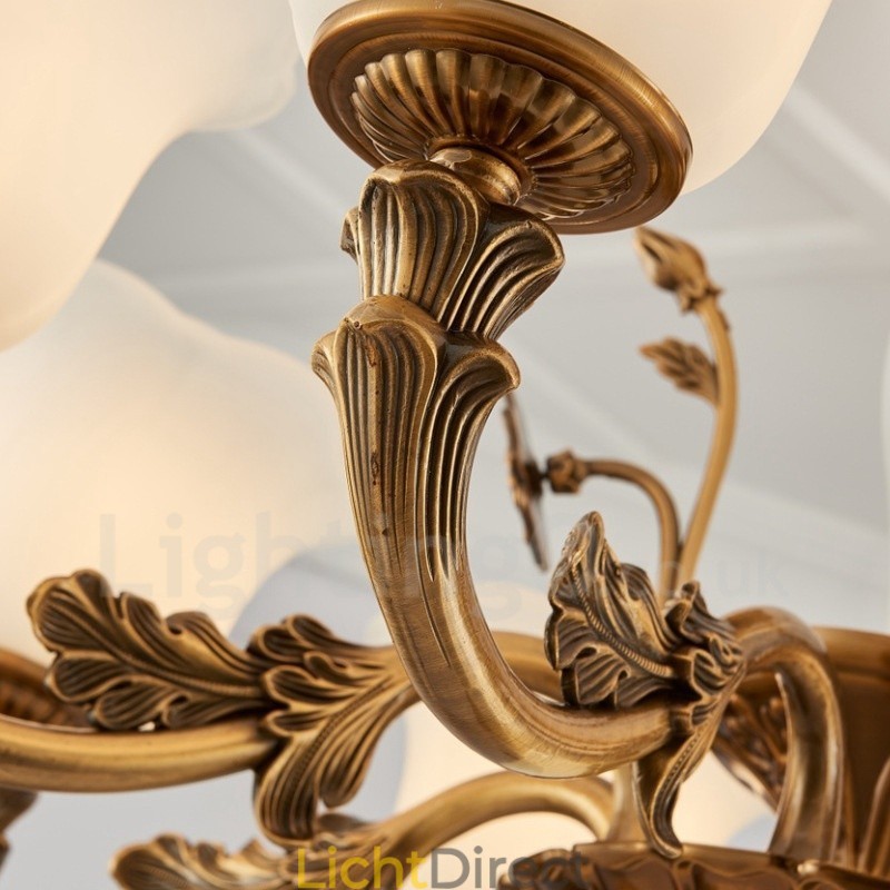 8-lichts traditionele klassieke geïntegreerde metalen luxe kroonluchter