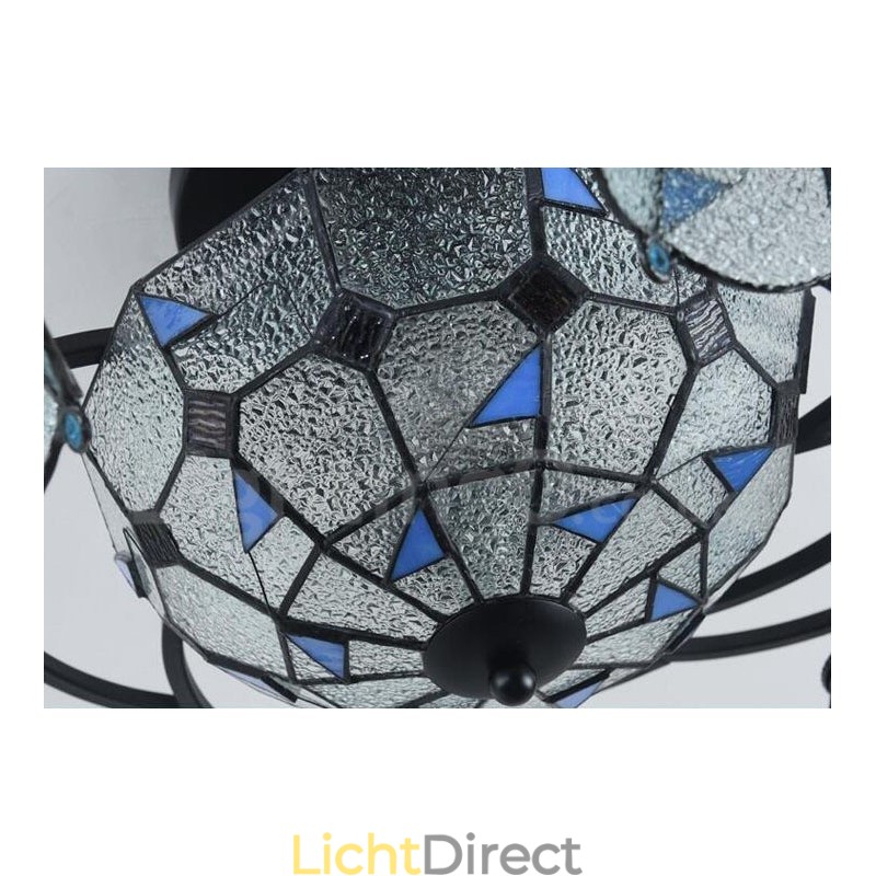 4-lichts mediterrane stijl geïntegreerde metalen badkamerkroonluchter