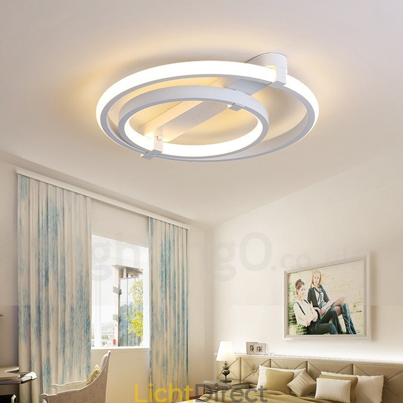 2 ringen moderne eigentijdse kroonluchter