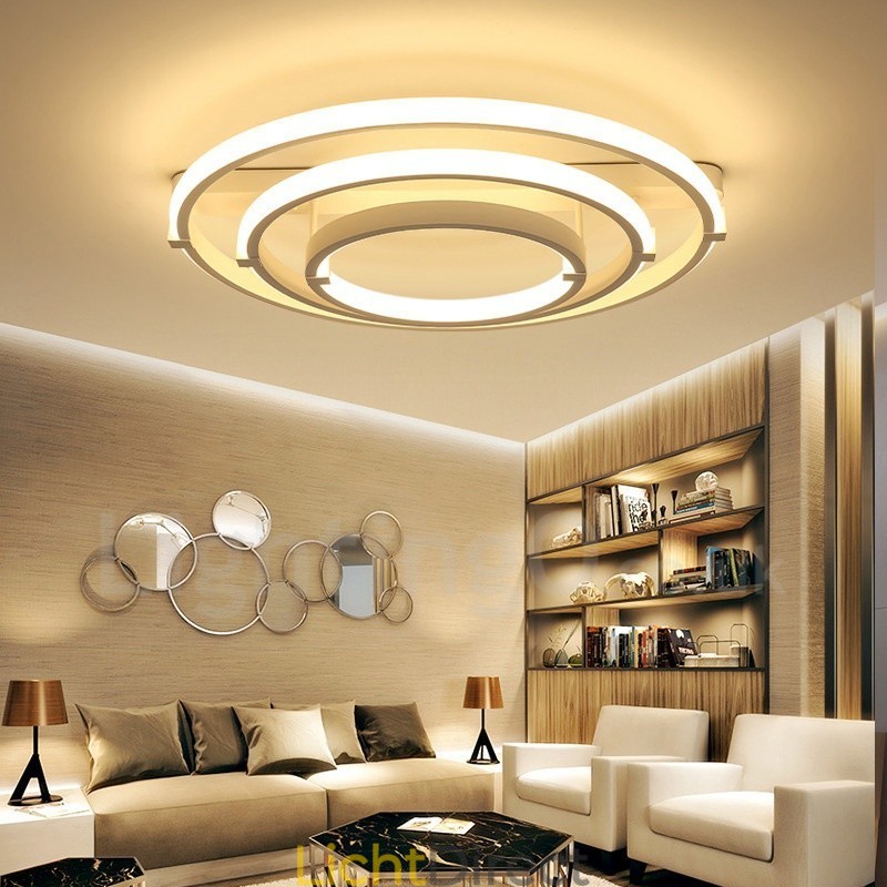 3 ringen moderne eigentijdse kroonluchter