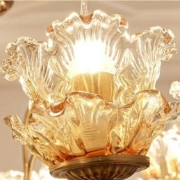 15 Lichts Traditionele Klassieke Geïntegreerde Metalen Kroonluchter