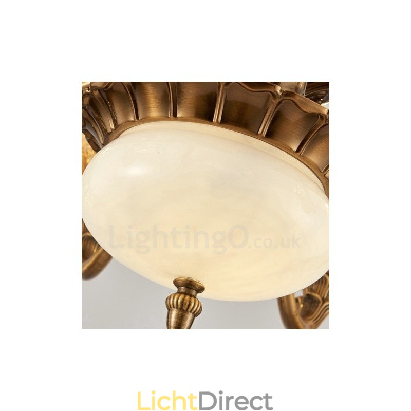 15 Lichts Traditionele Klassieke Geïntegreerde Metalen Kroonluchter