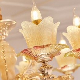 8-lichts traditionele klassieke geïntegreerde metalen kroonluchter