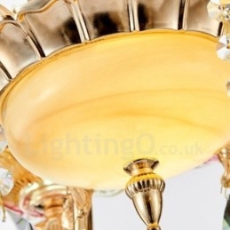 8-lichts traditionele klassieke geïntegreerde metalen kroonluchter