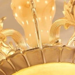 15 Lichts Traditionele Klassieke Geïntegreerde Metalen Kroonluchter