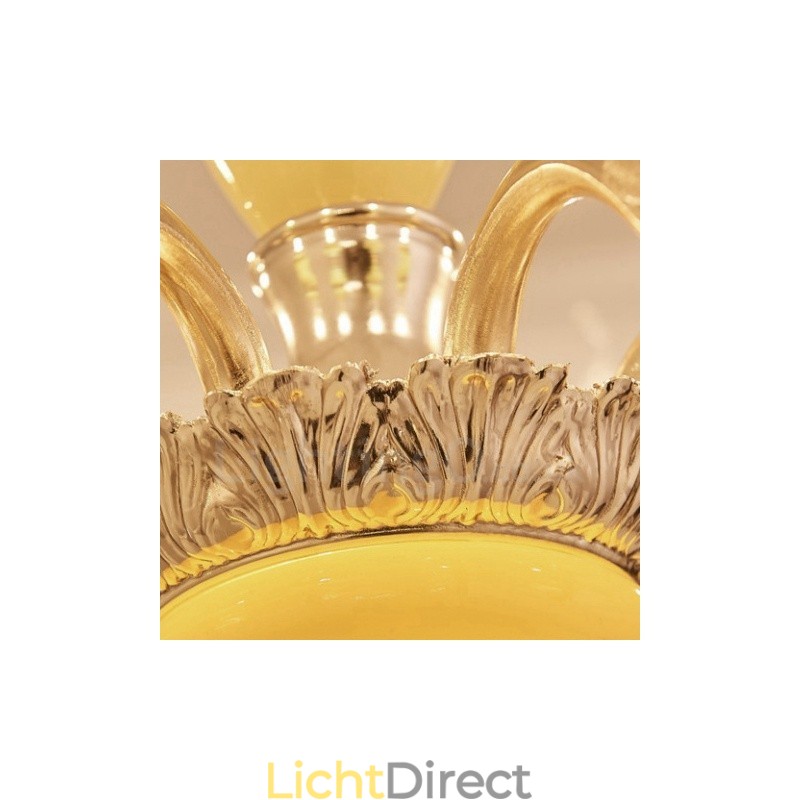 6-lichts traditionele klassieke geïntegreerde metalen luxe kroonluchter
