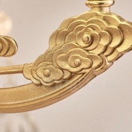 15 Lichts Traditionele Klassieke Geïntegreerde Metalen Kroonluchter