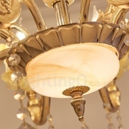 6-lichts traditionele klassieke geïntegreerde metalen kroonluchter