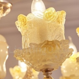 15 Lichts Traditionele Klassieke Geïntegreerde Metalen Kroonluchter