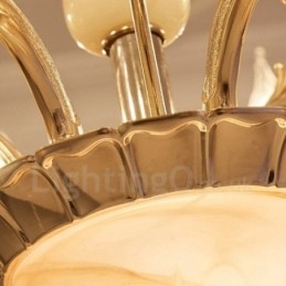 15 Lichts Traditionele Klassieke Geïntegreerde Metalen Kroonluchter