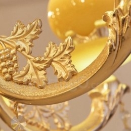 8-lichts traditionele klassieke geïntegreerde metalen kroonluchter