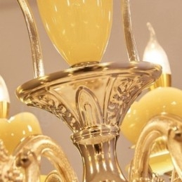 15 Lichts Traditionele Klassieke Geïntegreerde Metalen Kroonluchter