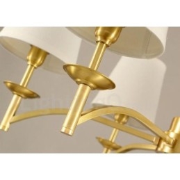 8-lichts rustieke lodge geïntegreerde metalen kroonluchter