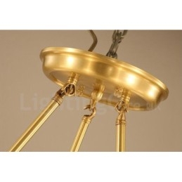 8-lichts rustieke lodge geïntegreerde metalen kroonluchter