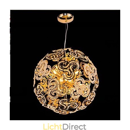 Eenvoudige moderne kroonluchter kristallen bol bol hanglamp