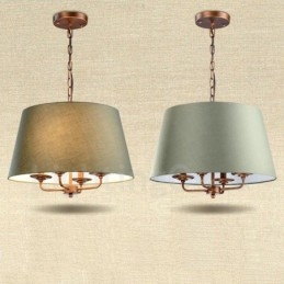 4-lichts rustieke lodge geïntegreerde metalen kroonluchter