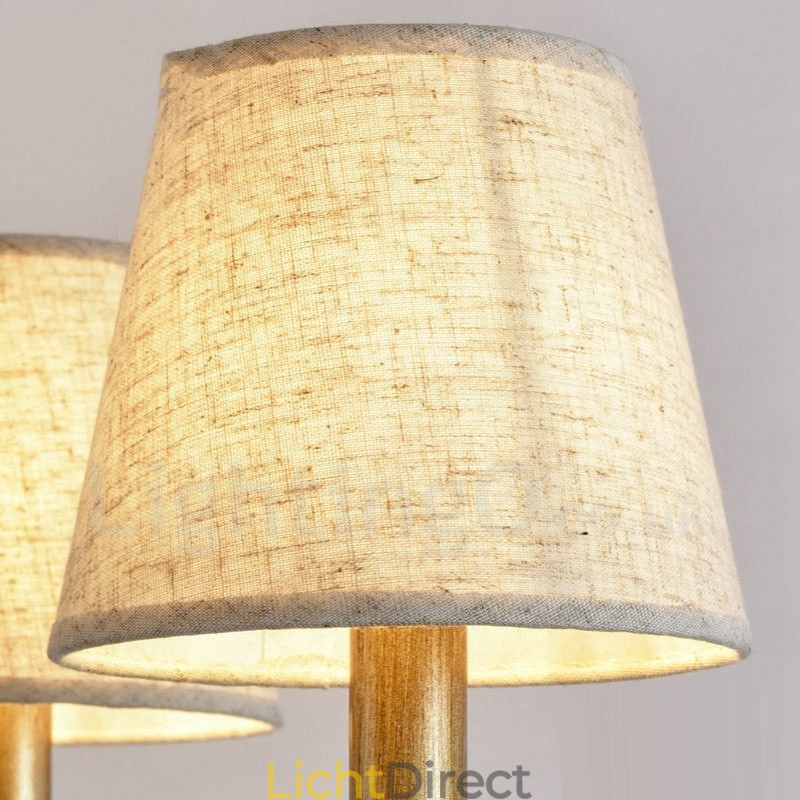 8-lichts rustieke lodge geïntegreerde metalen kroonluchter