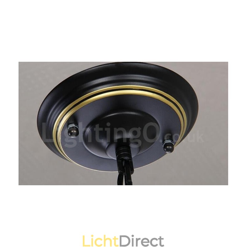 8-lichts rustieke lodge geïntegreerde metalen kroonluchter