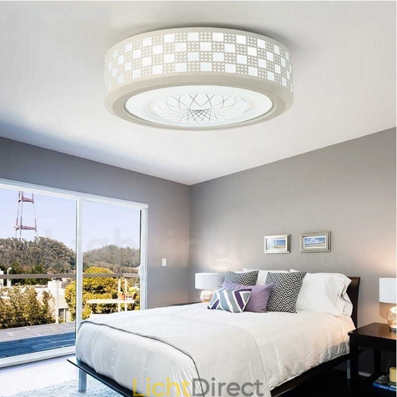 Moderne eigentijdse geïntegreerde metalen inbouwlamp