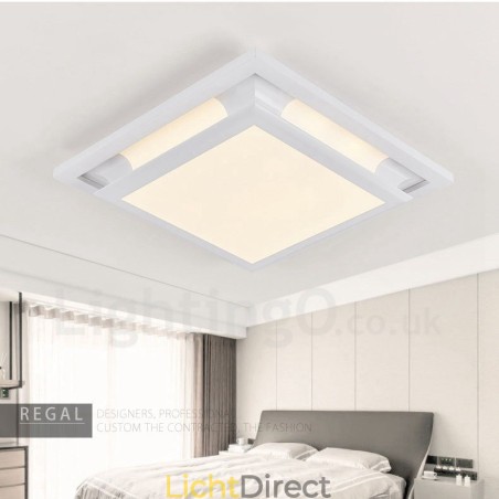 Moderne eigentijdse geïntegreerde metalen inbouwlamp