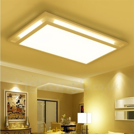 Moderne eigentijdse geïntegreerde metalen inbouwlamp