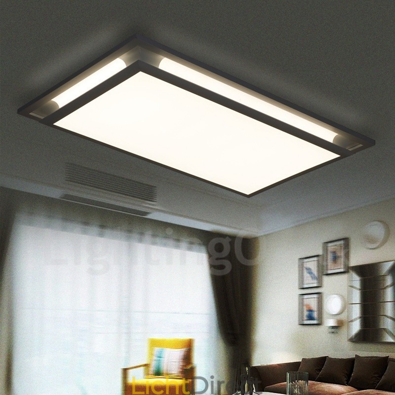 Moderne eigentijdse geïntegreerde metalen inbouwlamp