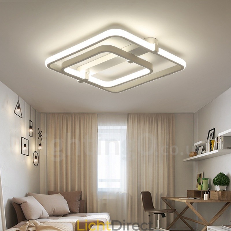 2 ringen moderne eigentijdse geïntegreerde inbouwlamp