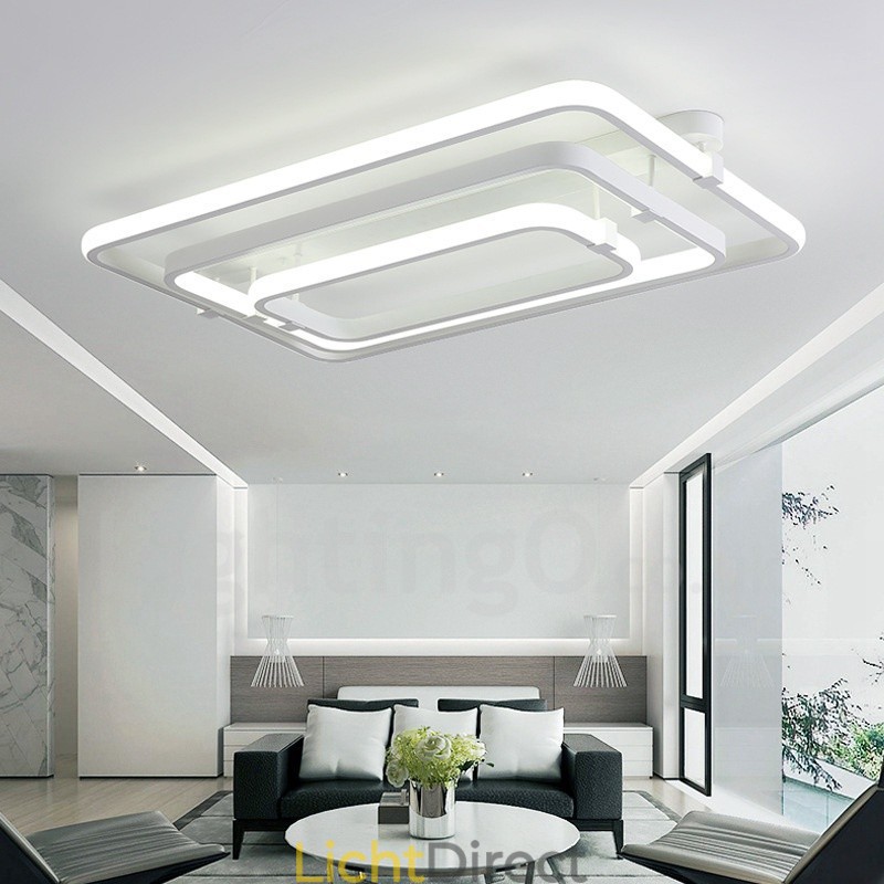 3 ringen moderne eigentijdse geïntegreerde inbouwlamp