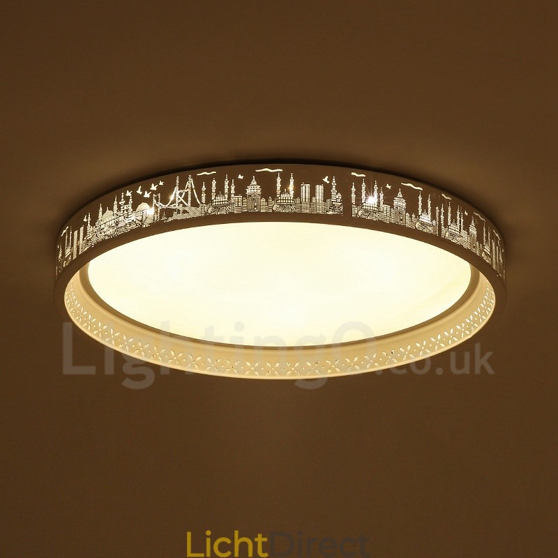 Moderne eigentijdse geïntegreerde metalen inbouwlamp
