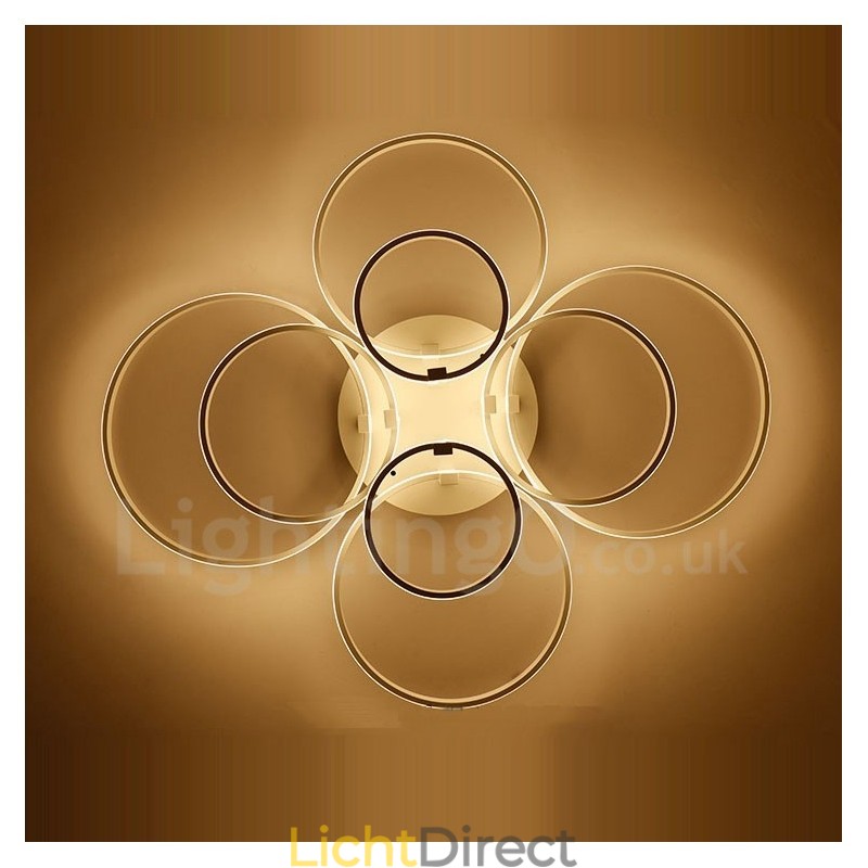 8-lichts moderne, eigentijdse, geïntegreerde metalen inbouwlamp