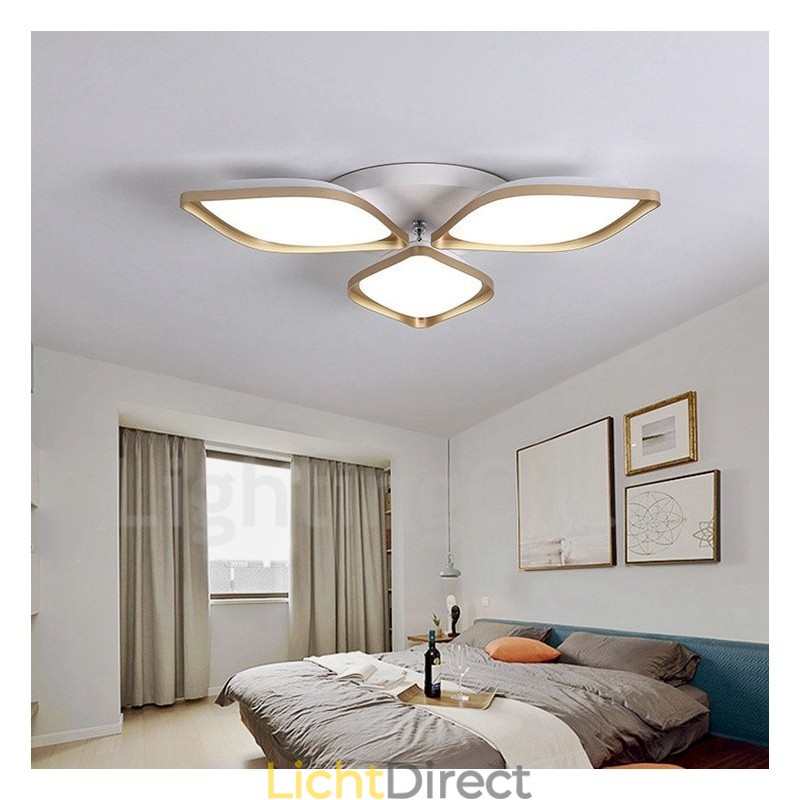 3-lichts moderne, eigentijdse, geïntegreerde metalen inbouwlamp