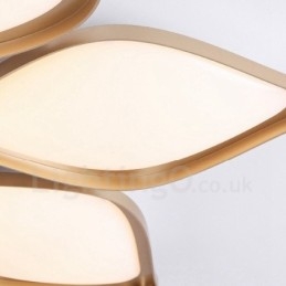 3-lichts moderne, eigentijdse, geïntegreerde metalen inbouwlamp