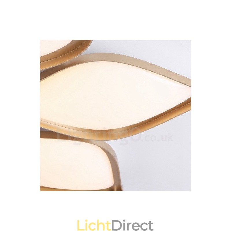 3-lichts moderne, eigentijdse, geïntegreerde metalen inbouwlamp