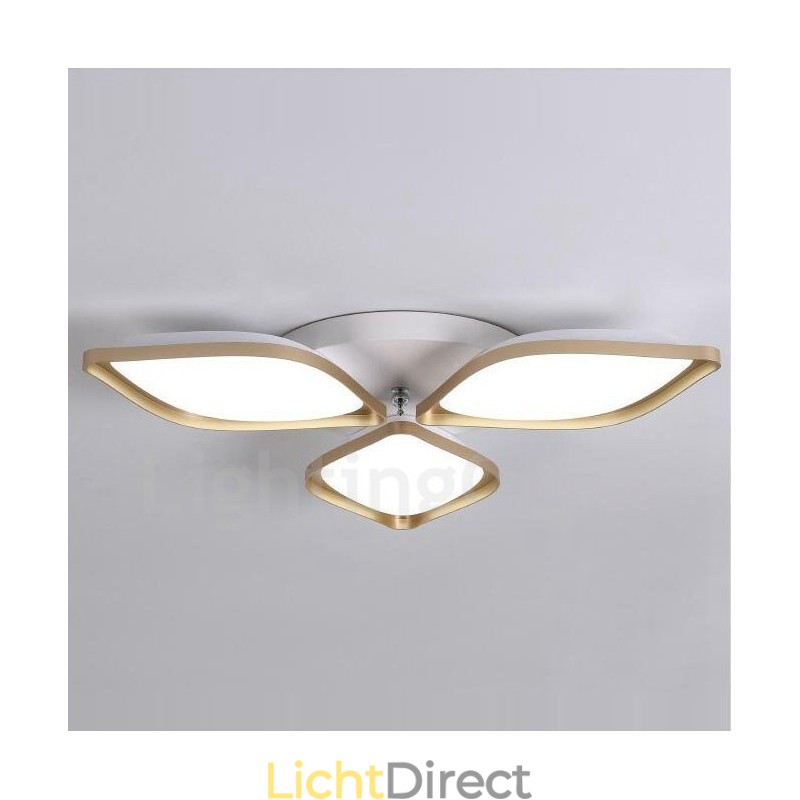 3-lichts moderne, eigentijdse, geïntegreerde metalen inbouwlamp