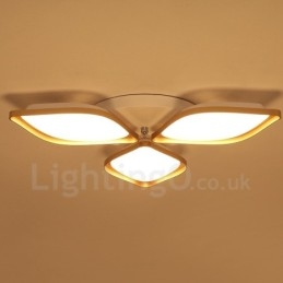 3-lichts moderne, eigentijdse, geïntegreerde metalen inbouwlamp