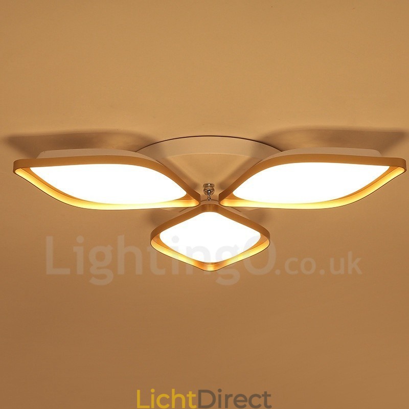 3-lichts moderne, eigentijdse, geïntegreerde metalen inbouwlamp