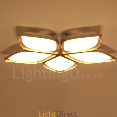 5-lichts moderne, eigentijdse, geïntegreerde metalen inbouwlamp