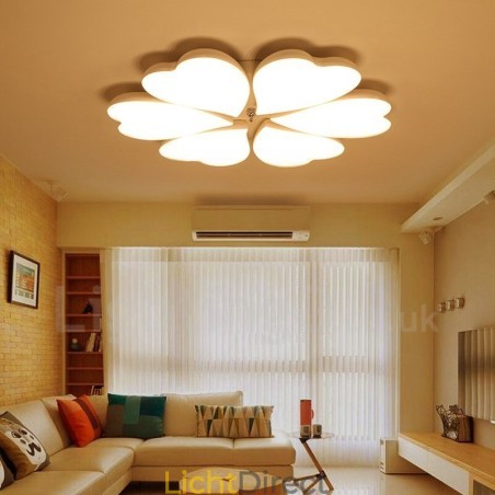 6-lichts moderne, eigentijdse, geïntegreerde metalen inbouwlamp 6-lichts moderne, eigentijdse, geïntegreerde metalen inbouwlamp